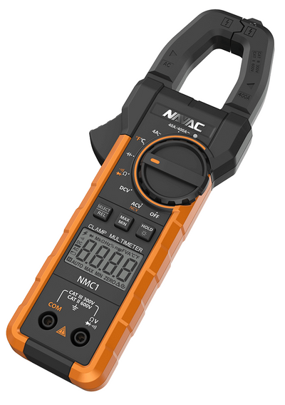 NAVAC NMC1 Digital Electrical Clamp Meter, High-Precision Smart Chip