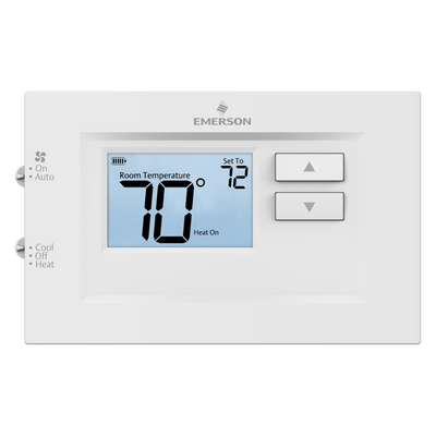 Emerson 1F75C-11NP Non-Programmable Thermostat, 1H/1C