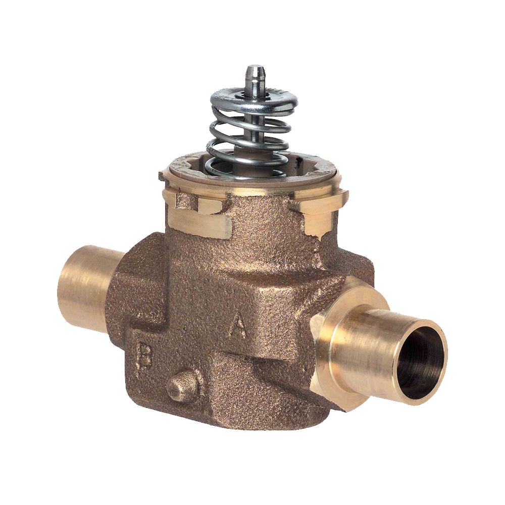 Honeywell VCZAA3100 2-Way 1/2in Sweat VC Valve Assembly For Hydronic With 3.5 Cv