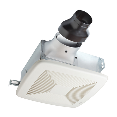 Broan LP80 LoProfile 80 CFM Ceiling/Wall Exhaust Fan For Bathroom/Garage, Energy Star