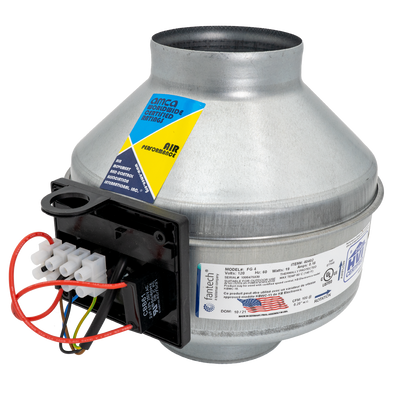 Fantech FG-4 4in Multi-Purpose Centrifugal Duct Fan, 120V