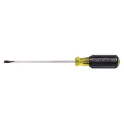 Klein Tools 601-6 3/16in Cabinet Tip Screwdriver, 6in Shank