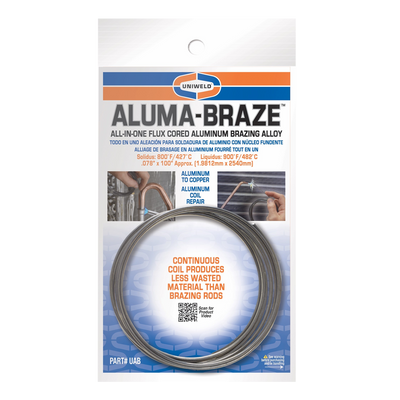 Uniweld UAB Aluma-Braze All-In-One Flux Cored Aluminum Brazing Alloy