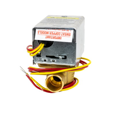 Honeywell V8043E1061 24V 3/4in Sweat Zone Valve, Normally Closed