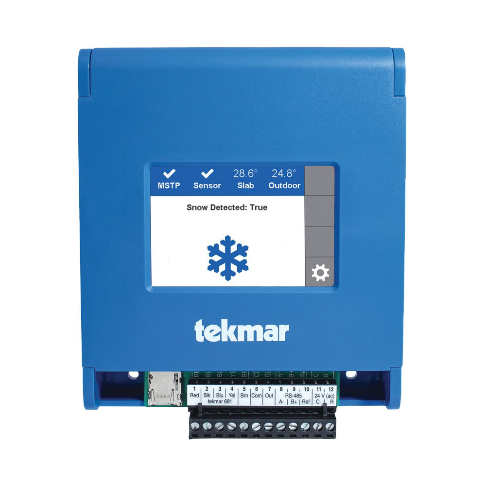 Tekmar 681 BACnet Sensor Interface, Snow/Ice Sensor Detector