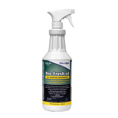 Nu-Calgon Bio-Fresh CD 4126-34 All-Purpose HVAC/R Deodorizer Spray Bottle 1 Qt