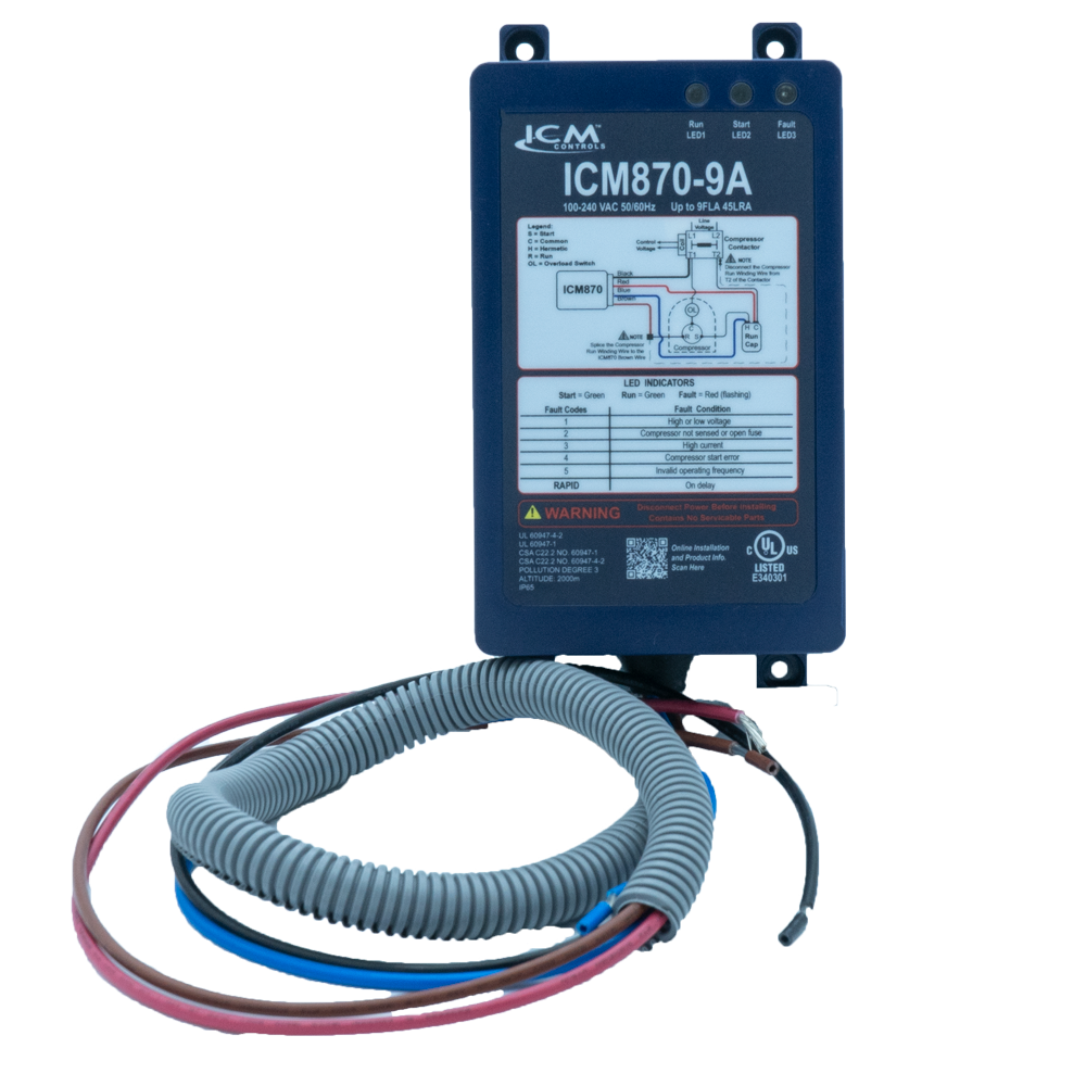 ICM Controls ICM870 Series 9A Soft Start W/ Over-Current Protection