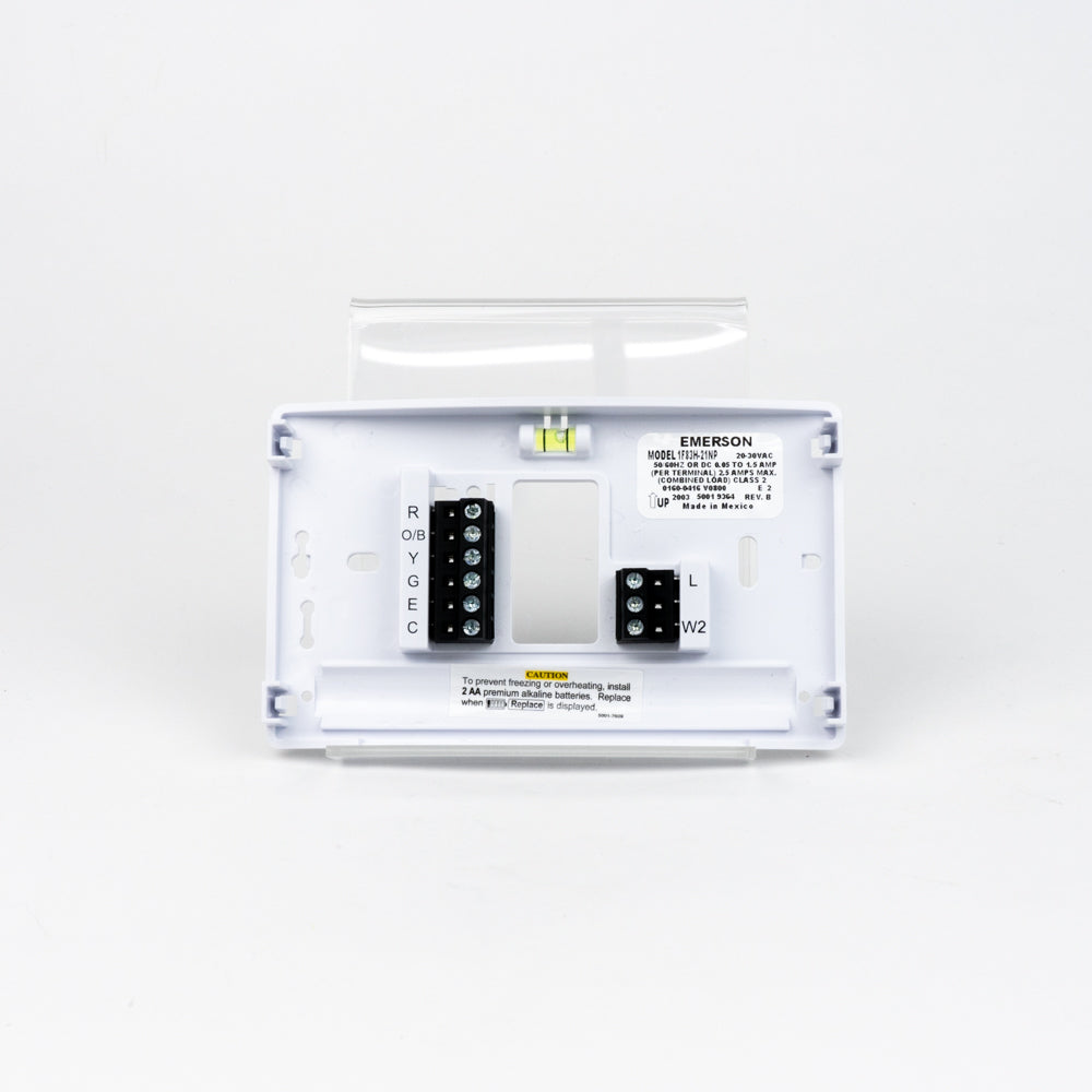 White-Rodgers 1F83H-21NP Heat Pump Non-Programmable Thermostat, 2H/1C