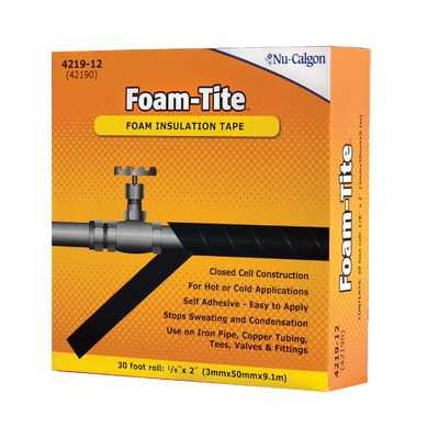 Nu-Calgon 4219-12 Foam-Tite Insulation Foam Tape (30 Foot Roll)