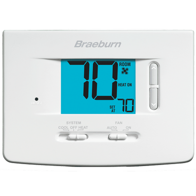 Braeburn 1020NC Non-Programmable Single-Stage Thermostat, 1H/1C