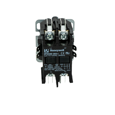 Honeywell DP2030B5004 120VAC 2 Pole Deluxe Definite Purpose Contactor