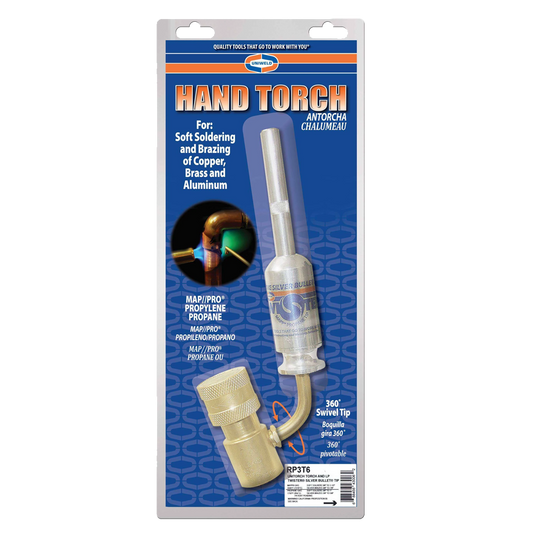 Uniweld RP3T6 Hand Torch With UT6 Twister Silver Bullet Tip