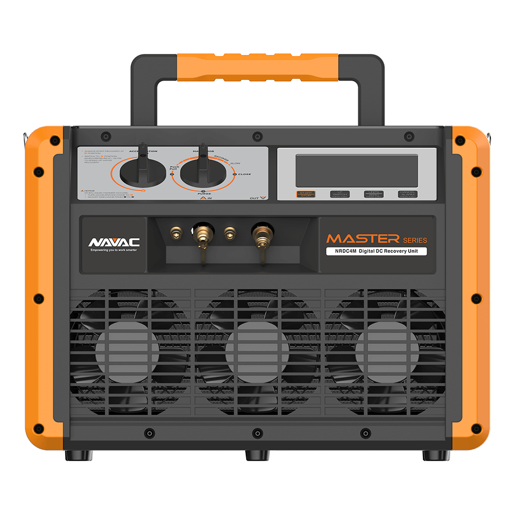 NAVAC NRDC4M 4-Cylinder Master-Series Recovery Unit, Digital Display