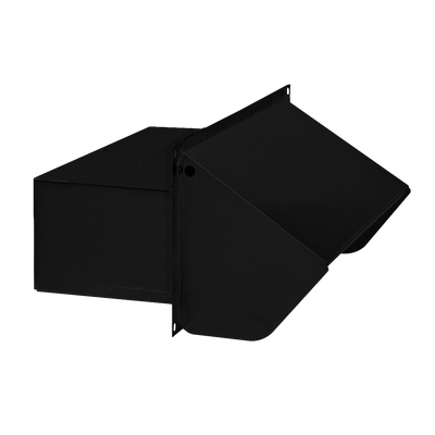 Broan-NuTone 639 Wall Cap, Steel, Black, 3-1/4 x 10 Duct
