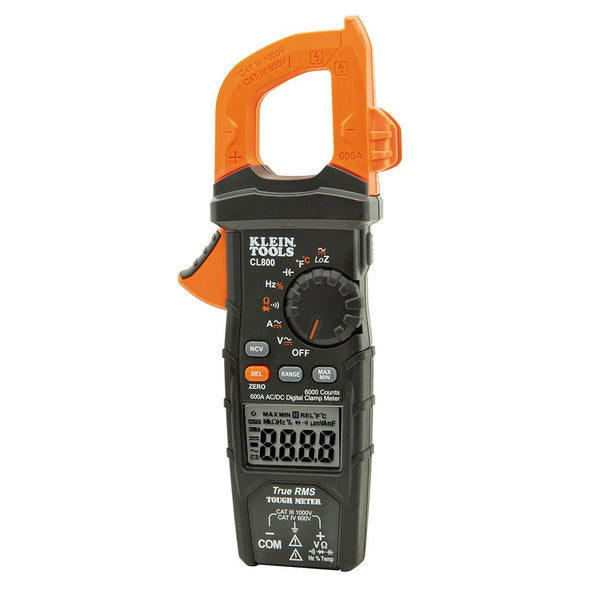 Klein Tools CL800 Auto-Ranging TRMS AC/DC Digital Clamp Meter