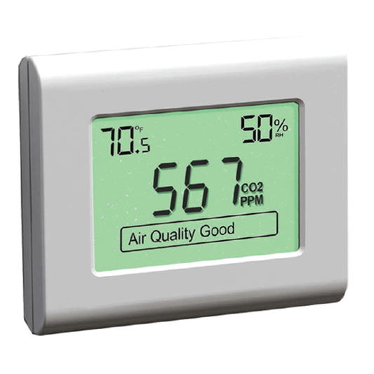 iO HVAC CO2 Controller; Temperature and Humidity Monitor