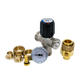 Honeywell AM100C1070-USTG-LF 1/2in Sweat Union with Temperature Gauge