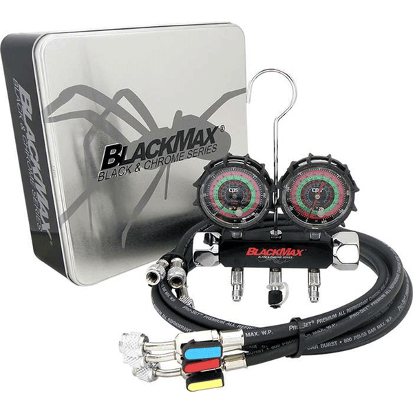 CPS Blackmax MBH4P5EZ Mechanical Manifold Gauge Set with 2 Valves