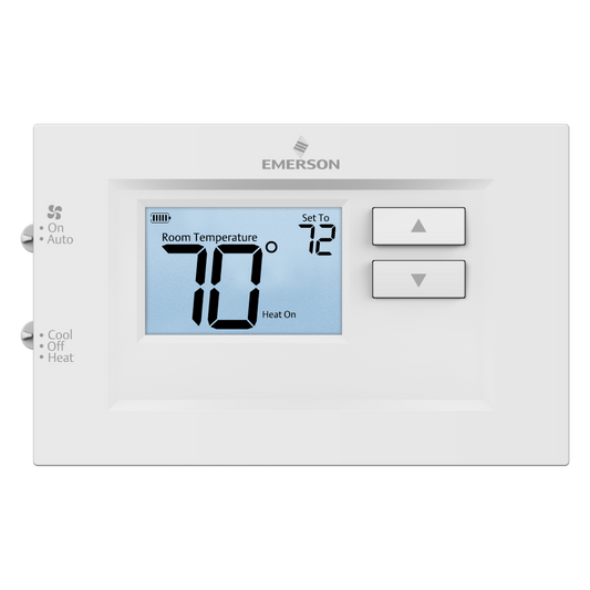 Emerson 1F75C-11NP Non-Programmable Thermostat, 1H/1C