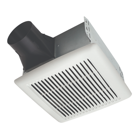 Broan A80 Flex Series 80 CFM Ceiling Roomside Installation Bathroom Exhaust Fan