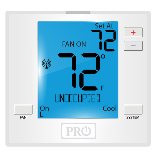 Pro1 T731W IAQ Wireless Non-Programmable PTAC Thermostat