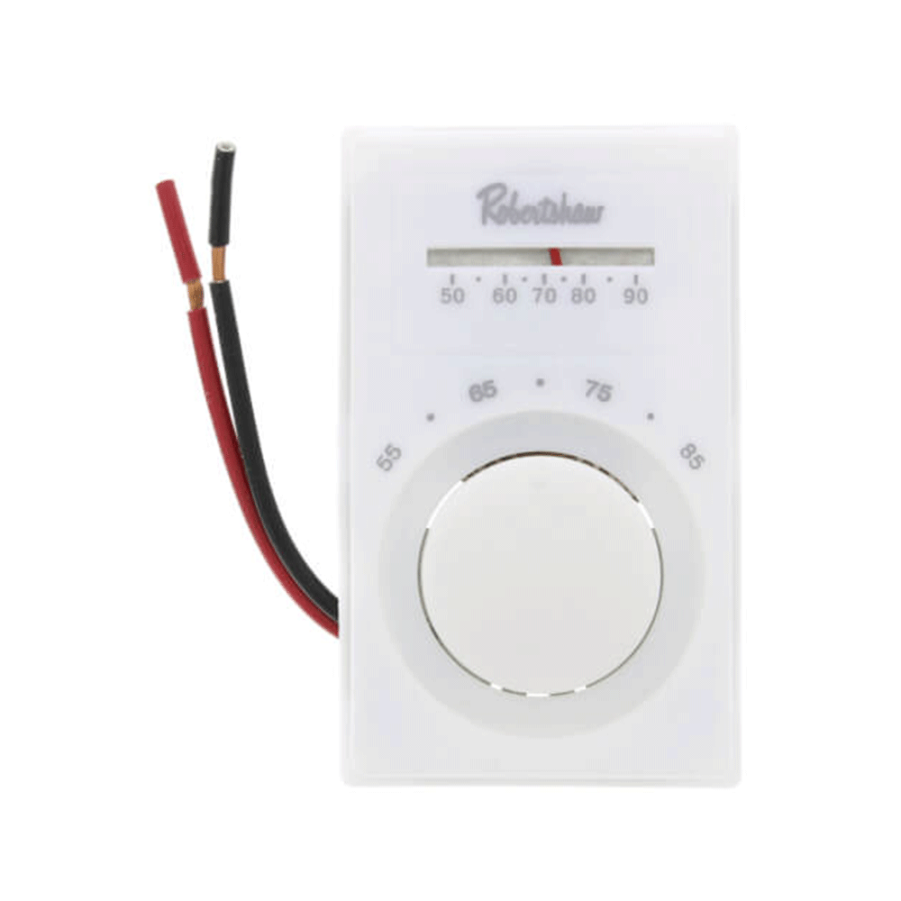 Robertshaw 803A Cooling Line Voltage Thermostat With SPST Switch