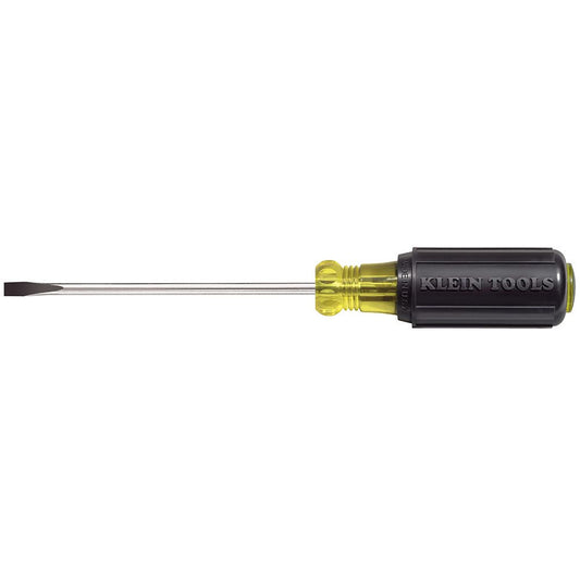 Klein Tools 601-4 3/16in Cabinet Tip Screwdriver, 4in Shank