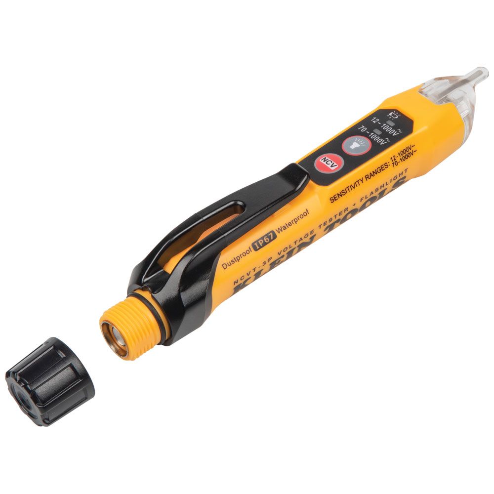 Klein NCVT3P Dual Range Non-Contact Voltage Tester with Flashlight