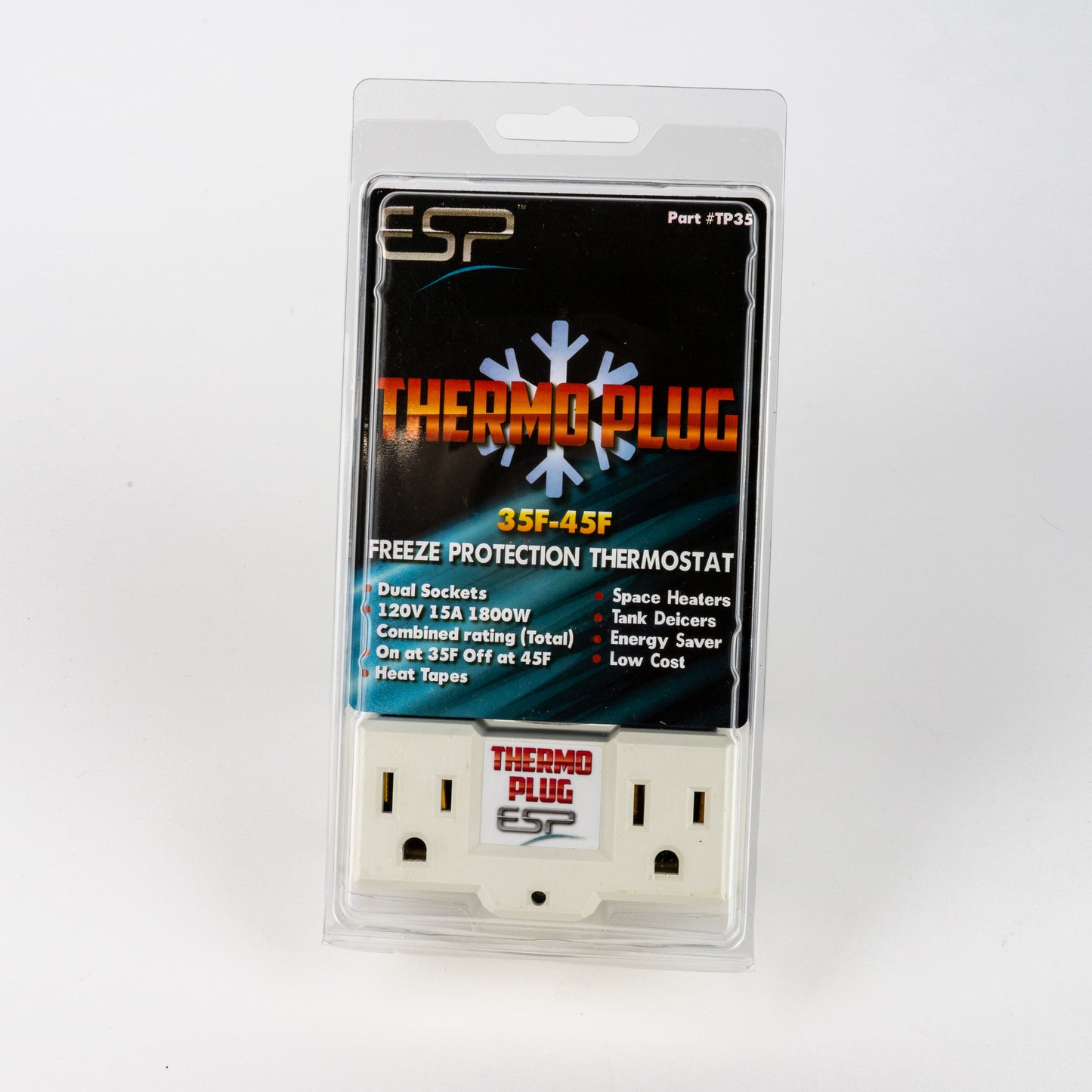 ESP TP35 Thermo Plug with 35F to 45F Freeze Protection