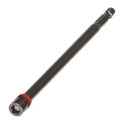 Malco MSHXL14 1/4" Extra Long Red Magnetic Hex Chuck Driver