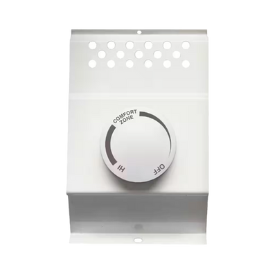 Cadet BTF2W (14925) Built-In Double Pole Thermostat For Electric Baseboard Heaters, White