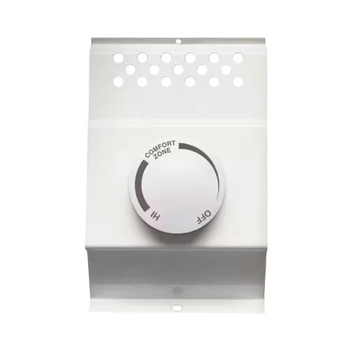 Cadet BTF2W (14925) Built-In Double Pole Thermostat For Electric Baseboard Heaters, White
