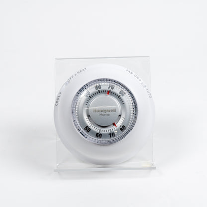 Honeywell T87N1000 Round Mercury-Free Thermostat, 1H/1C