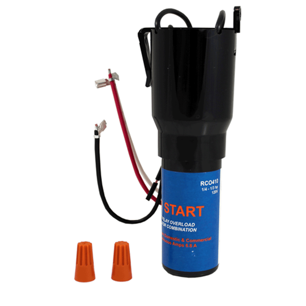 Supco RCO410 Hard Start Kit for Refrigerators, 3-in-1