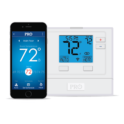 Pro1 T721i Heat Pump/Conventional Wi-Fi Hardwired Thermostat