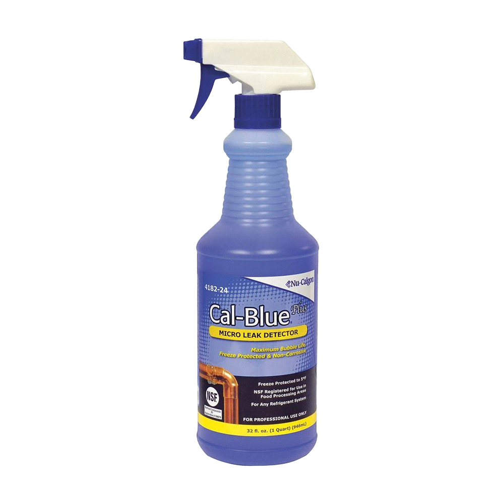 Nu-Calgon 4182-24 Cal-Blue Plus Leak Detector (1qt. Spray Bottle)