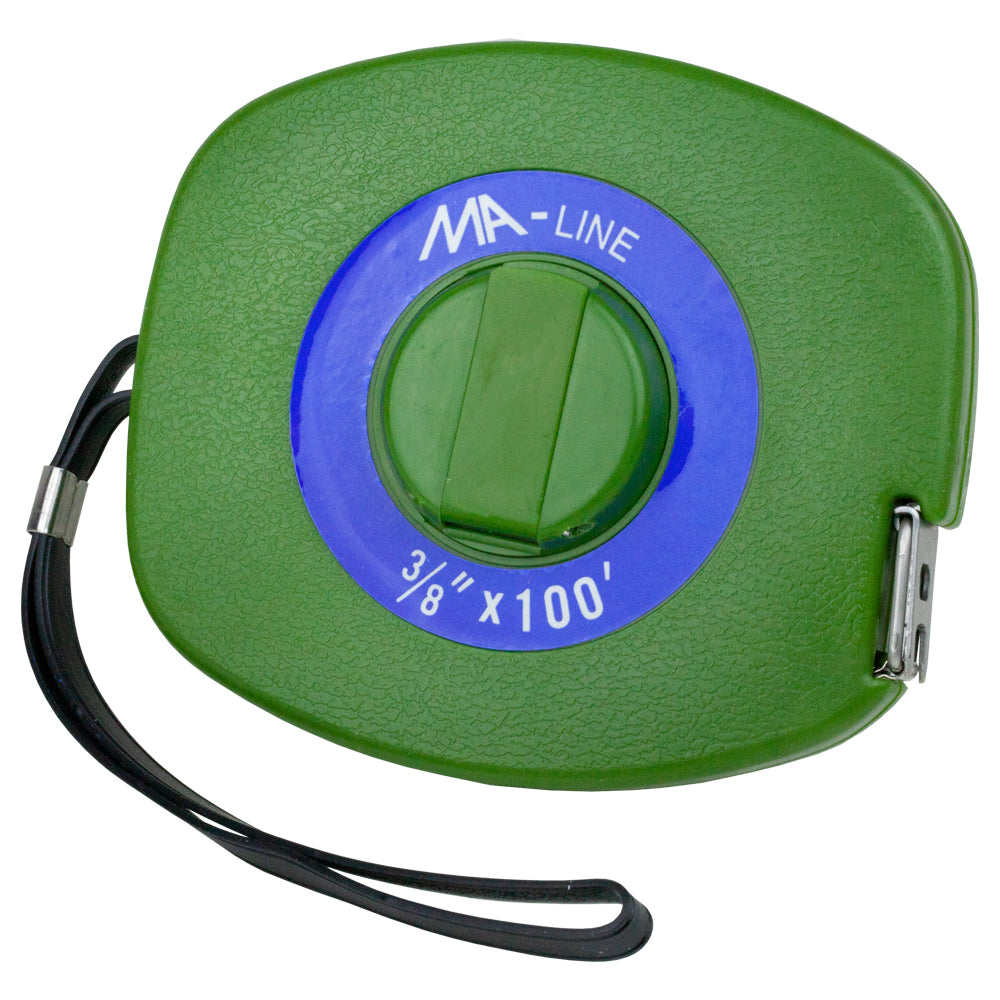 MA-Line MA0131-100 3/8in by 100ft Steel Reel Tape Measure