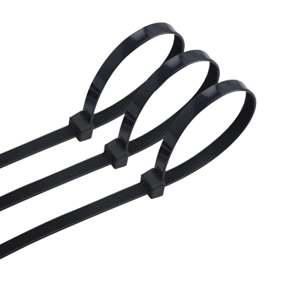 Heavy Duty 36" Cable Zip Ties 50-Pack, UV Black, 175lb Tensile Strength