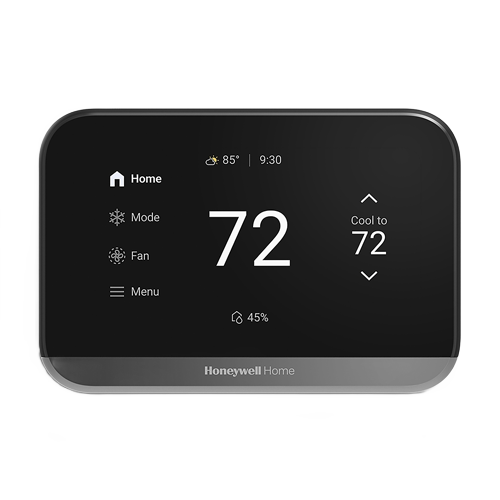 Honeywell THX1000B2 ElitePRO S1000 Smart Thermostat, 4.3” Touchscreen In Black