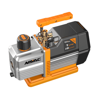 NAVAC NP7DP Dual-Voltage Vacuum Pump with Expanded Applications, 7CFM