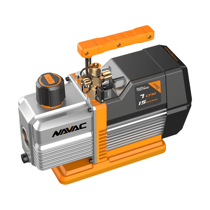 NAVAC NP7DP Dual-Voltage Vacuum Pump with Expanded Applications, 7CFM