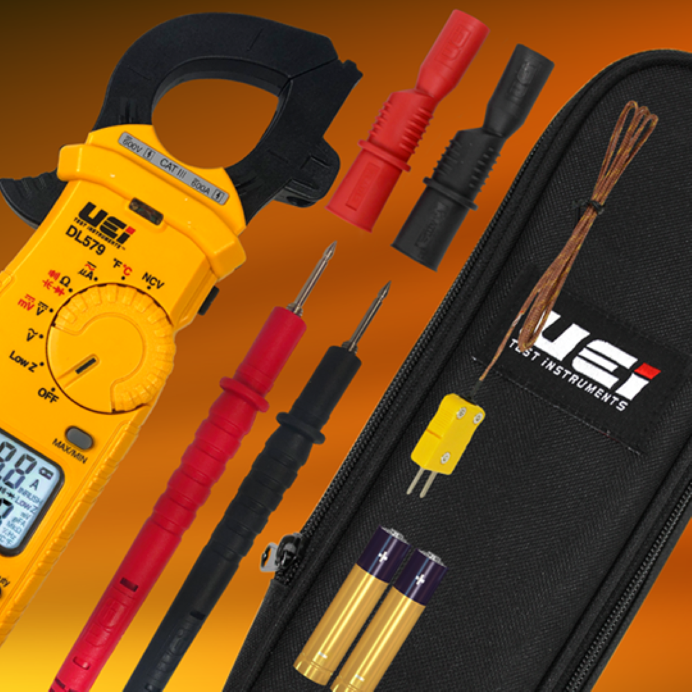 UEi DL579 600A True-RMS Dual Display HVAC/R Clamp Meter