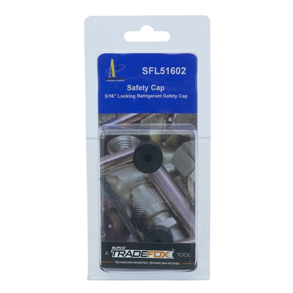 Supco TradeFox SFL51602 5/16in Refrigerant Safety Locking Caps, 2 Pack