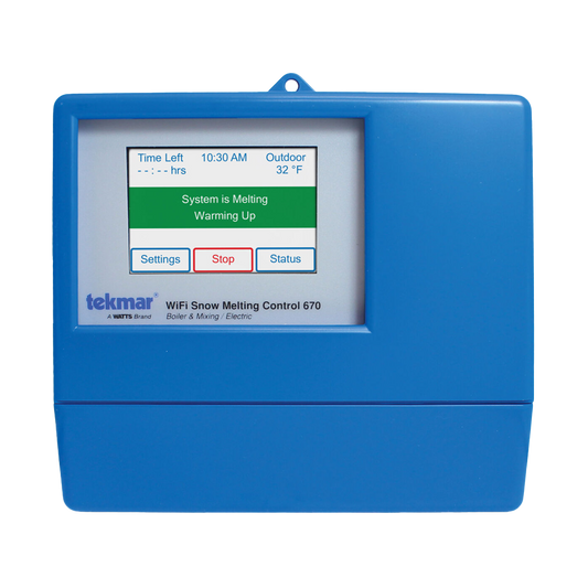 Tekmar 670 WiFi Snow Melting Control, Boiler and Mixing, Electric