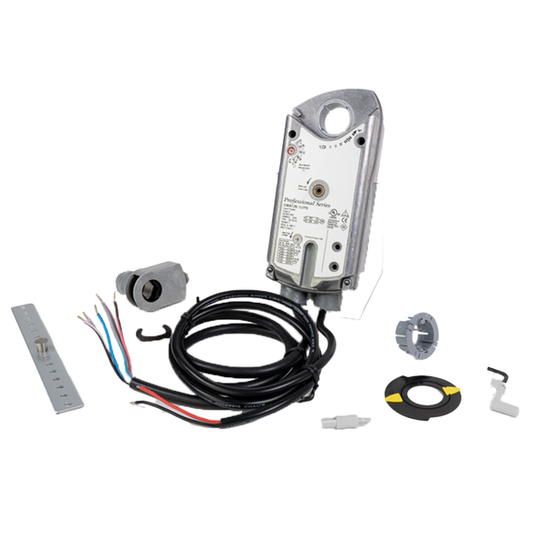 Siemens 24 Volt, Spring Return Actuator, 2-Position, 62 lb-in, Dual End Switches