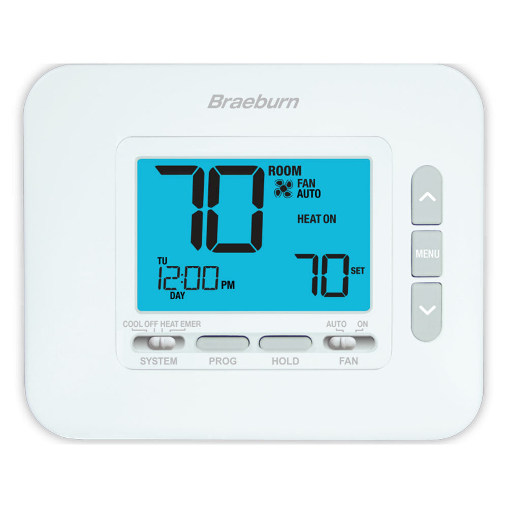 Braeburn 2230 2H/1C Programmable Thermostat with 4.4in Display