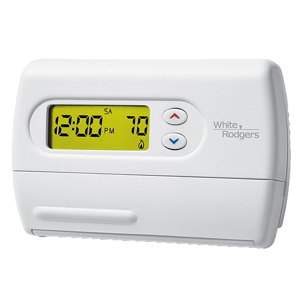 White-Rodgers 1F80-361 5+1+1 Day Programmable Thermostat, 1H/1C