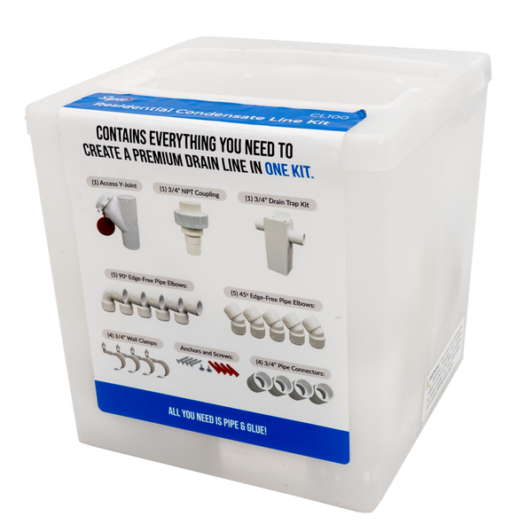 Supco CL100 Condensate Drain Line Kit for Residential Lines