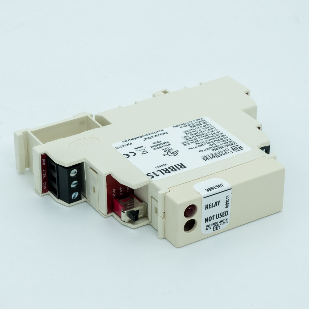 Functional Devices RIBRL1S Enclosed 10Amp SPDT DIN Mount Relay