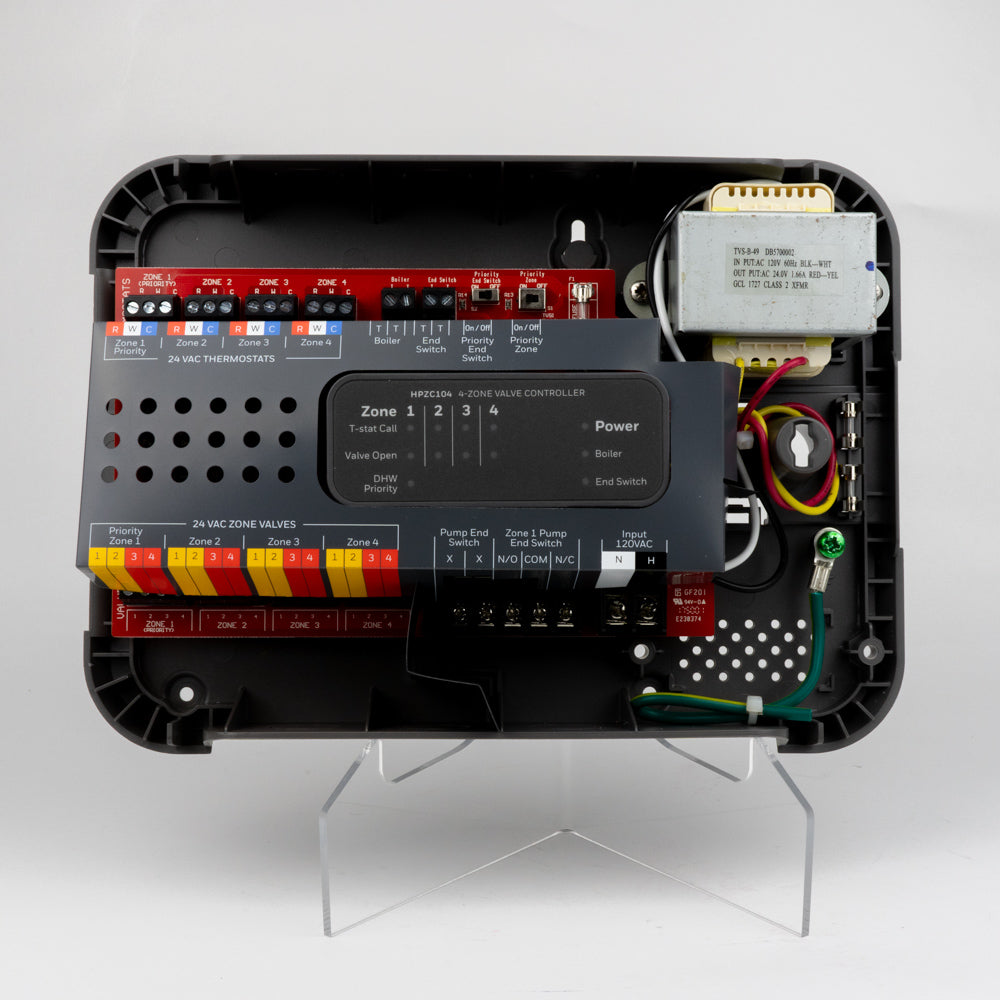 Honeywell HPZC104 Hydronic Four Zone Controller, Valve Zoning Panel